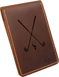 Personalized Leather Golf Scorecard & Yardage Book Holder, Personalized Golf Gift, Yardage Book Holder, Gifts for Dad, Gifts for Golfers