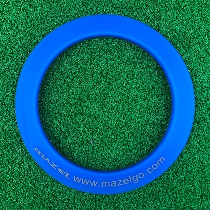 MAZEL Golf Putting Cup/Ring for Training Aid Indoor & Outdoor - All-Direction Practice Hole Putting Accuracy Trainer