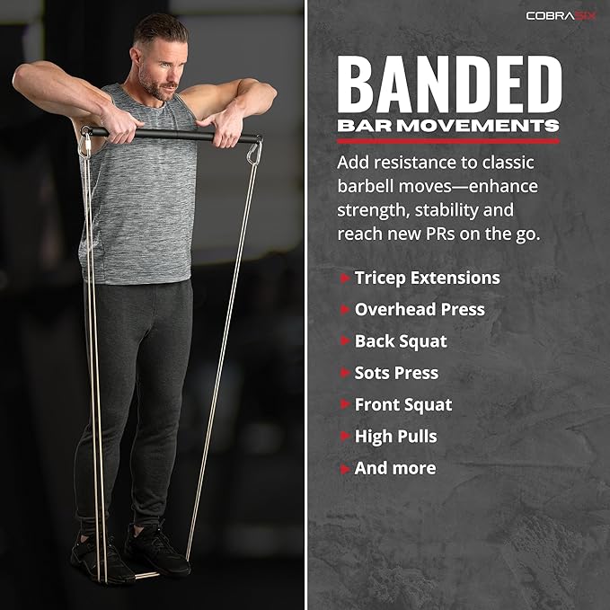 Resistance Bands | Long Resistance Bands for Working Out | Pull-Up Bands for Strength Training, Physical Therapy, Stretching, WOD | Exercise Bands for Home Gym | Workout Bands | Men and Women