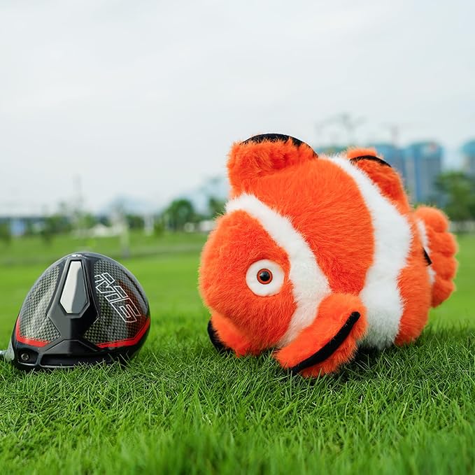 Golf Club Driver Headcovers Funny Animals Elephant Bear Driver Head Cover fits up to 460cc Driver Clube Head Great Gift Idea for Men Women Who Love Golf Also for Kids (Bear)