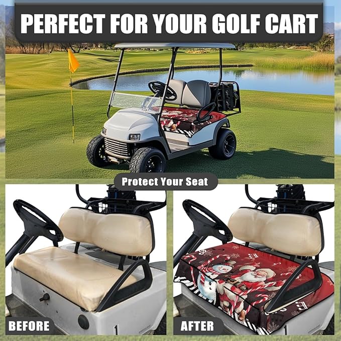 Golf Cart Seat Covers Universal Golf Cart Seat Cover Blanket Cushion Cover Sports Golf Cart Accessories