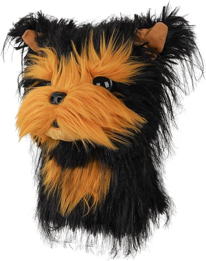 Craftsman Golf Golden Retriever Yorkshire Terrier Bernese Mountain Dog Border Collie Soft Cute Soft Plush Animal Driver Wood Headcover Head Cover Travel Protector Gifts for Men Women