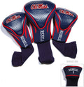 Team Golf NCAA Numbered 1, 3, & X, Fits Oversized Drivers, Utility, Rescue & Fairway Clubs, Velour Lined for Extra Club Protection