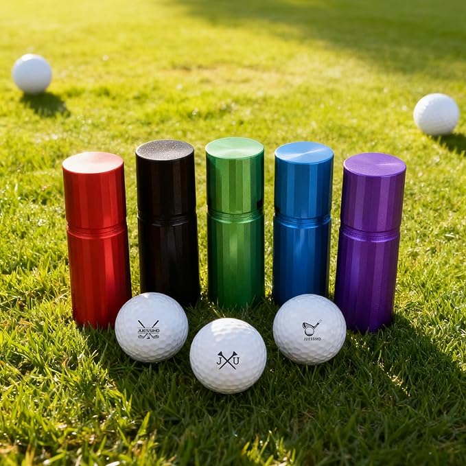 Custom Golf Ball Stamp Marker, Personalized Monogram Logo & Name Marker with Durable Waterproof Ink, Reusable Stamper for Men Golfer & Dad Husband Gifts, Unique for Retirement, Birthday, Party