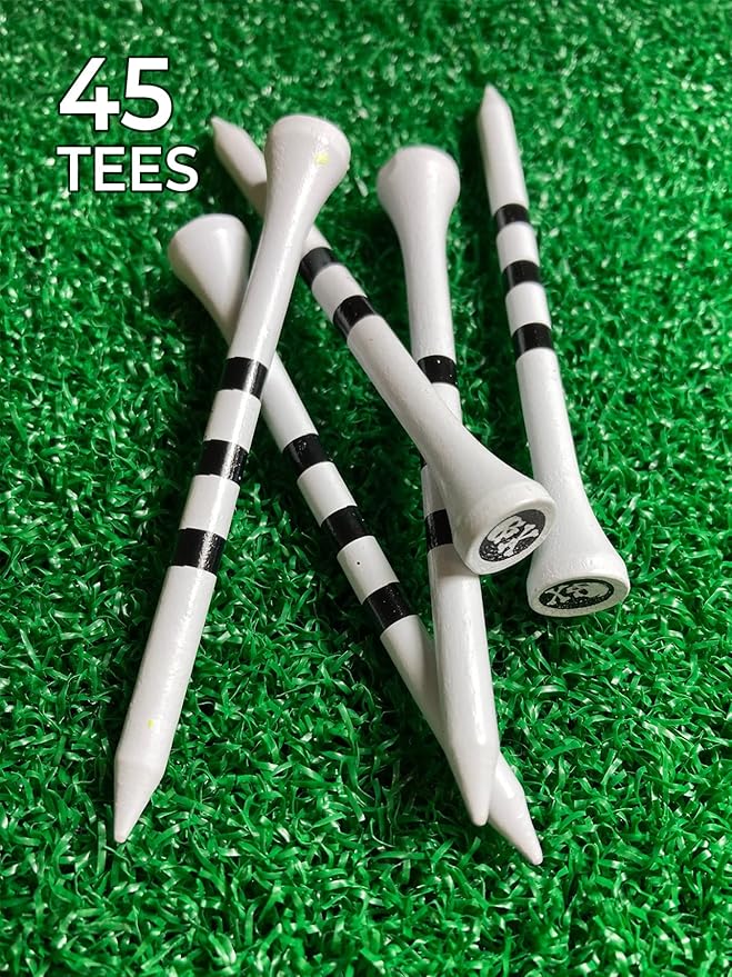 PrideSports 3-1/4" Skull and Crossbones Tees, White, (PS31445SKL)