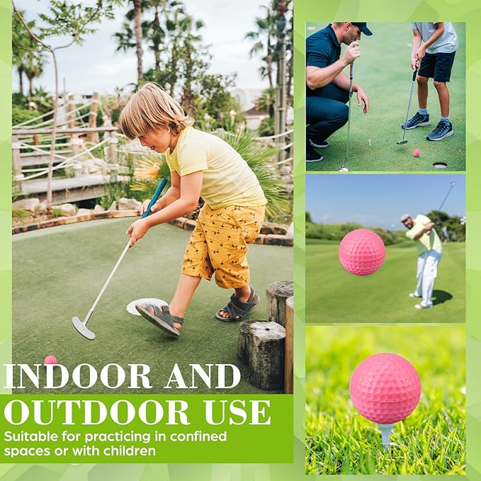 30 Pcs Foam Golf Practice Balls Soft Foam Balls for Golf Practice Realistic Feel and Flight Sport Training