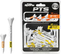PrideSports PTS Plastic Golf Tees | Combo 50 Pack - 40 2-3/4” and 10 1-1/2” | #1 Plastic Tee on Tour | The Perfect Tee for Any Hole