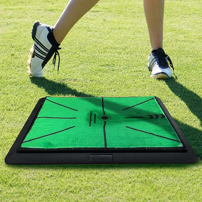 Replaceable Golf Training Practice Mat for Real-Time Swing Path Feedback 3 Pack, Golf Accessories and Gifts for Men/Women, Golfers, Beginners & Pros for Home Indoor Outdoor