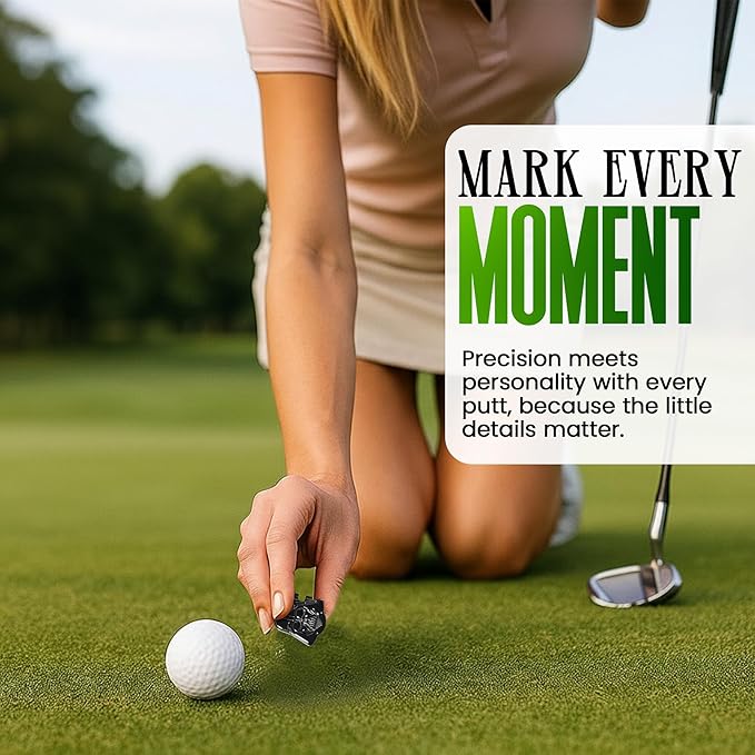 K9King Funny Golf Ball Marker with Magnetic Hat Clip – Unique Durable Enamel Ball Marker – Enhanced Golfing Fun Waterproof Scratch Free Golf Accessories and Gifts for Golfers