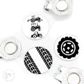 Farm Golf Ball Markers Set of 3 – Tractors,Wheel,Tire Marks-Golf Ball Markers Valentines Day Christmas Birthday Love Golf FBA-FARM-3-GOLF