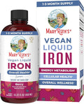 Iron Supplement for Women Men & Kids | Liquid Iron Supplement for Women Men & Kids | Iron for Healthy Blood & Oxygen | Ages 4 & Up | Sugar Free | Vegan | Non-GMO | Gluten Free | 15.22 Fl Oz