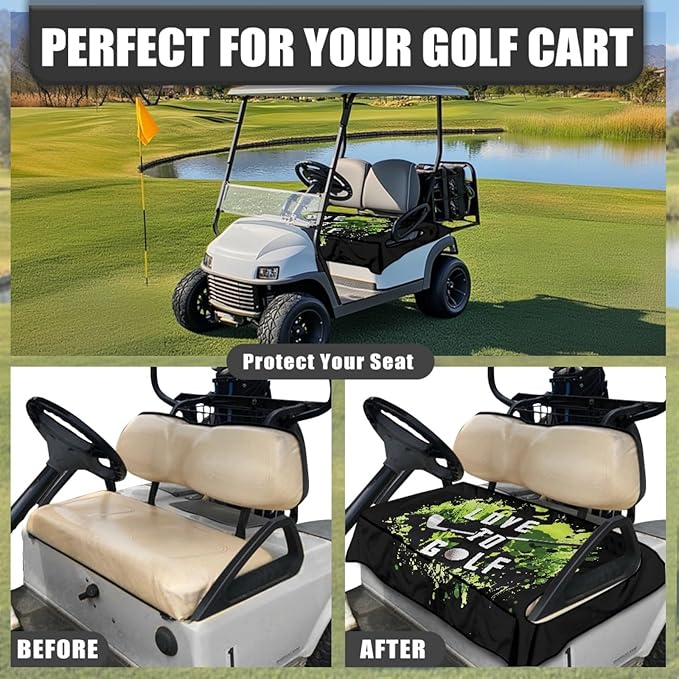 Golf Cart Seat Covers Universal Golf Cart Seat Cover Blanket Cushion Cover Sports Golf Cart Accessories