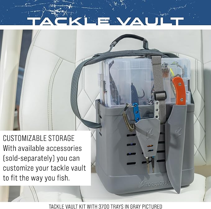 FROGG TOGGS EVA Tackle Vault, Lightweight, Customizable Fishing Tackle Bag
