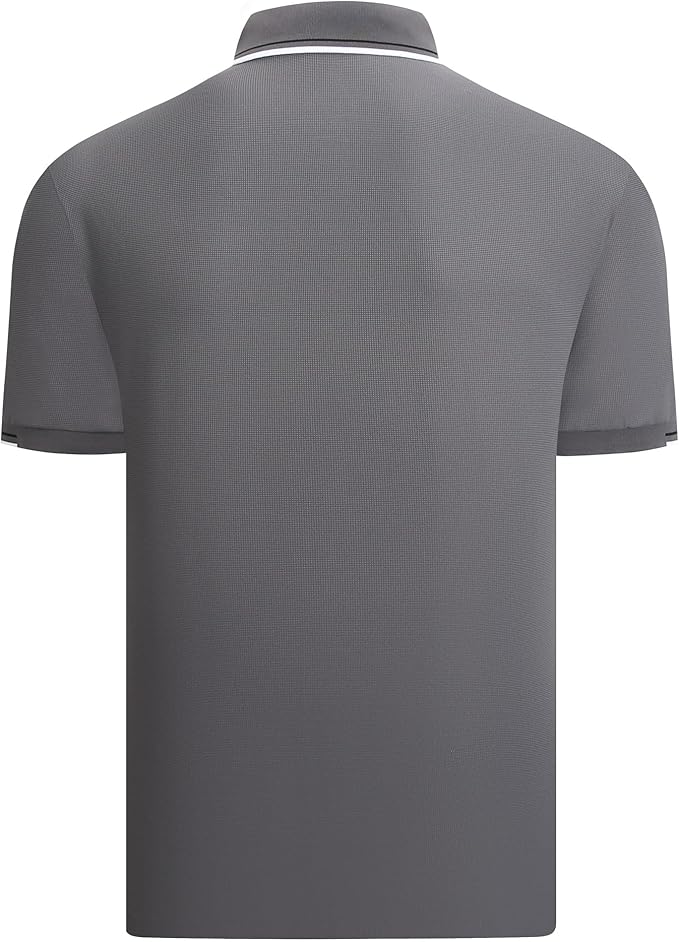 Alex Vando Mens Golf Shirt Moisture Wicking Performance & Polished Style Polo Shirts for Men