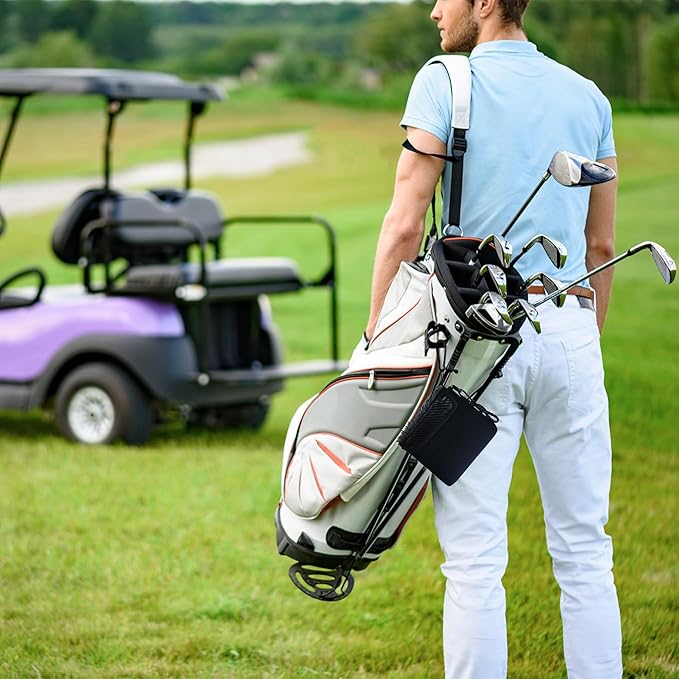 Golf Cleaning Kit Accessories,Golf Club Ball Cleaning Bag,Gift for Christmas,Club Ball Cleaning Bag,Club Brush with Water,Divot Repair Tool,Club Sharpener-Gifts for Men&Women