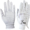 Golf Gloves Both Hands Women's 1 Pair Lightweight Non-Slip Silicone Extra Grip All Weather Girls Ladies Sports Tennis
