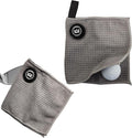 Golf Ball Towel - Small Magnetic Greens Towel - Golf Ball Cleaner for Around The Greens - Pocket Towel and Magnet Hand Towel