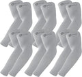 BHYTAKI UV Sun Protection Arm Sleeves, UPF 50 Sports Cooling Arm Compression Sleeves for Men Women Teenager