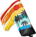 Golf Putter Cover Half Mallet Golf Club Head Covers Protector Magnetic Closure for Scotty Cameron Taylormade Odyssey Club Headcover Coco