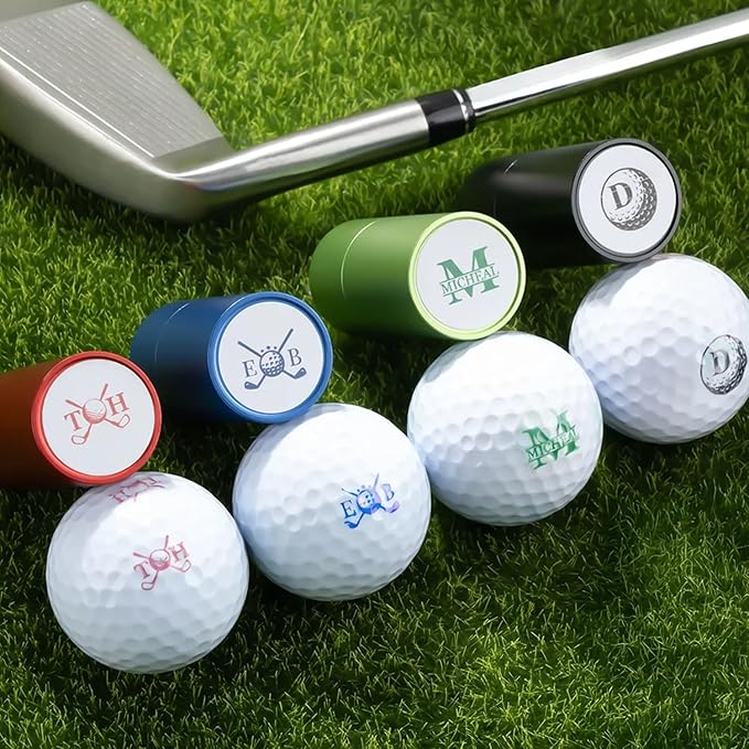 callie Custom Golf Ball Stamp - Personalized Golf Ball Marker Stamp with Monogram Name, Golf Accessories Gifts for Men, Dad, Husband, Golfers