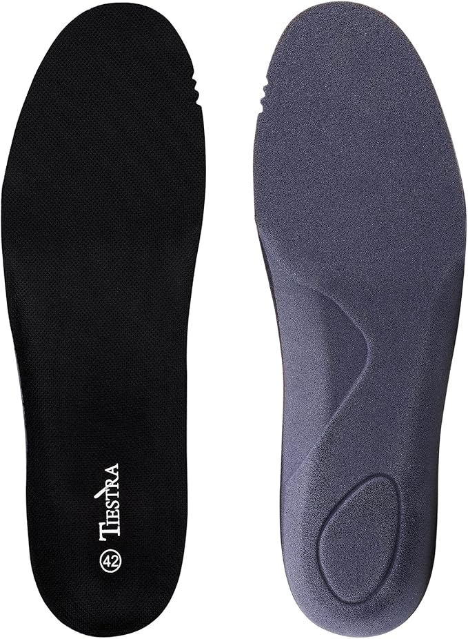 Insoles for Womens Memory Foam Shoe Inserts,Replacement Insoles for Work Boot Running Shoes-Shock Absorption and Cushion for Feet Relief,Comfort Inner Soles for Everyday Use Black 38EU/US7