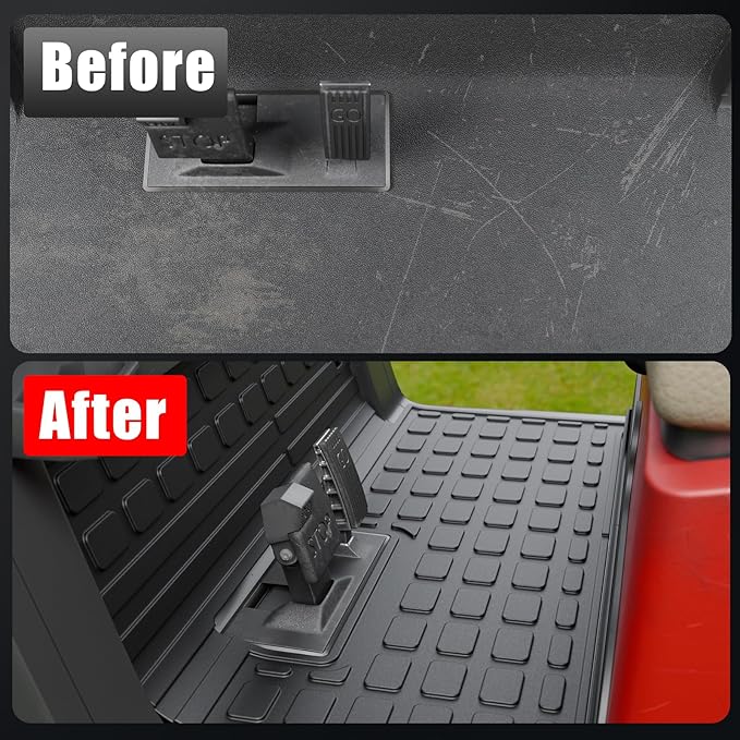 Floor Mats Compatible with 2004-2025 Precedent/2017-2025 Onward & Tempo/2019-2025 Villager & V4L TPE All Weather Guard Protector for Golf Cart Accessories