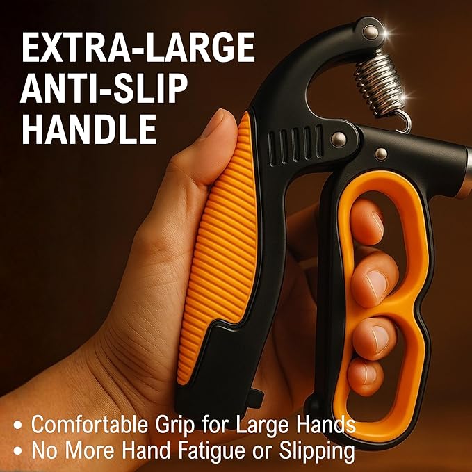 Grip Strength Trainer, 330Lbs Adjustable Resistance Forearm Strengthener, Hand Grip Strengthener with Counter, Heavy-Duty Grip Trainer for Forearm, Wrist & Finger Exercise