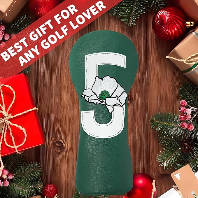 Premium Golf Club Head Cover - Fits Most Clubs, Heavy-Duty Construction, Protects Against Scratches and Damage, Specifically Designed for Hybrid and Fairway Woods.