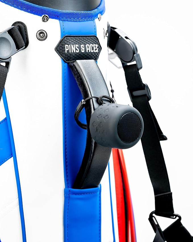 Pins & Aces Player Preferred Golf Bag - Premium Design, Lightweight Golf Bag with Stand - Velvet-Lined 5-Way Club Divider System