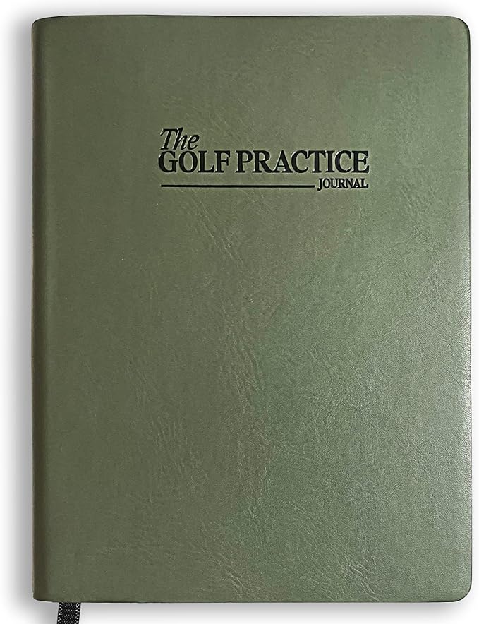 Maximize Your Practice, Track Progress, and Elevate Your Golf Game with Research-Backed Strategies, Stylish Leather Design, Track Club Yardages