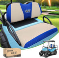 10L0L Golf Cart Seat Covers Universal for Yamaha G29 Drive2 Club Car DS Precedent Tempo Standard Front Seats, Breathable Mesh Bench Seat Cover, No Drilling Seat Cushion - All-Season Comfort