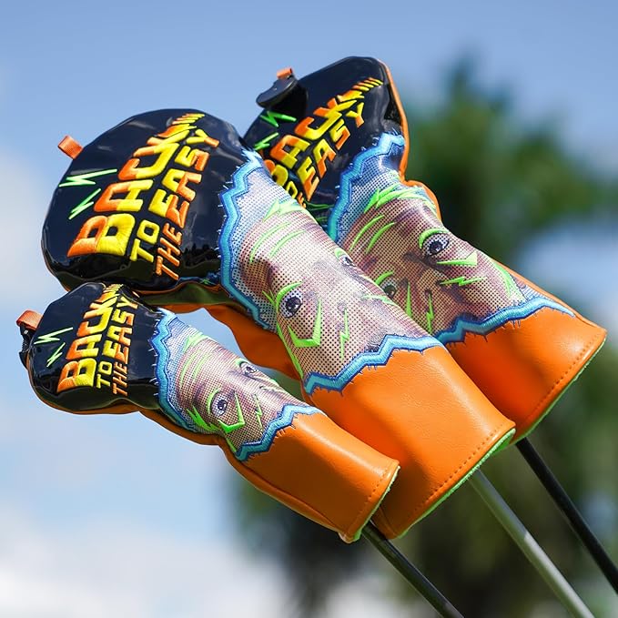 Golf Club Head Cover Golf Head Cover Driver Headcover Fairway Wood Headcover Hybrid Club Head Cover Back to The Easy
