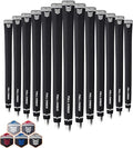 Rubber Golf Grips 13 Pack, Concise Fashion Design, Non-slip, Choose from 13 Grips Set or 13 Grips with Regripping Kit, Standard/Mid/Jumbo Size, 5 Colors Available, RG02 Golf Club Grips