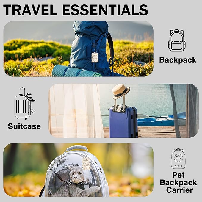 2 Pack Luggage Tags for Suitcases Boho Rainbow Flower Leather Luggage Tags Privacy Cover ID Label with Stainless Steel Loop and Address Card for Women Men Travel Bag Backpack