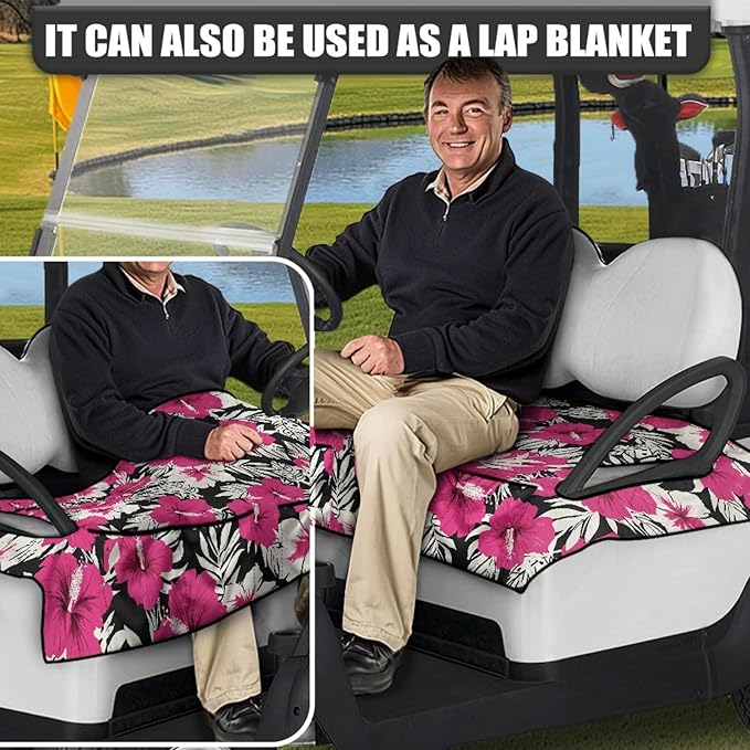 Golf Cart Seat Covers Universal Golf Cart Seat Cover Blanket Cushion Cover Sports Golf Cart Accessories