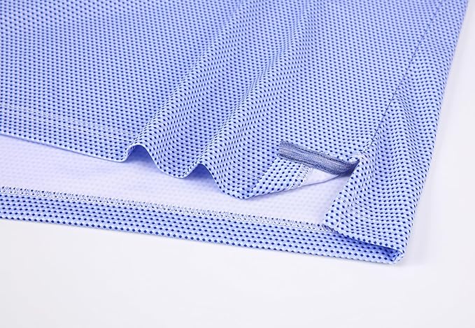 Alex Vando Mens Golf Shirt Moisture Wicking Classic Print Golf Shirts for Men