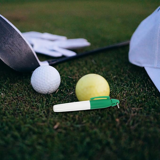 4pcs Golf Ball Marker Pen Plastic Drawing Marking Tool for Golf Ball Line Alignment Green Use Golfing Supply
