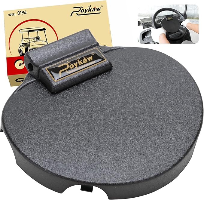 Roykaw Golf Cart Scorecard Holder, Steering Wheel Score Card Holder Compatible with EZGO TXT/RXV/Cushman/2Five/MPT/ST Models, Easy Installation, OEM# 607925