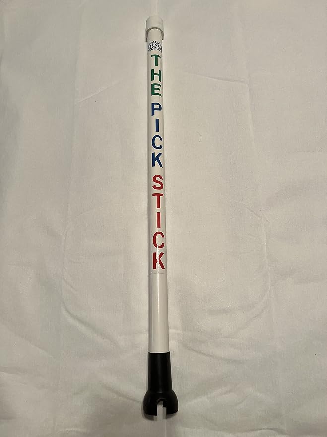 NO TARIFFS. Made in Iowa USA! Watch VIDEO-26 Inch- Single Head -Scramble Pick Stick from Golf CART - Great PRIZES for Scramble Play. Works Better Than A Suction Cup. Ball Never Fails to GET Picked UP