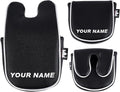 Craftsman Golf Leather Black Mallet Putter Headcover Head Cover Protector Case for LAB DF3 Center Shaft Putters Magnetic Closure