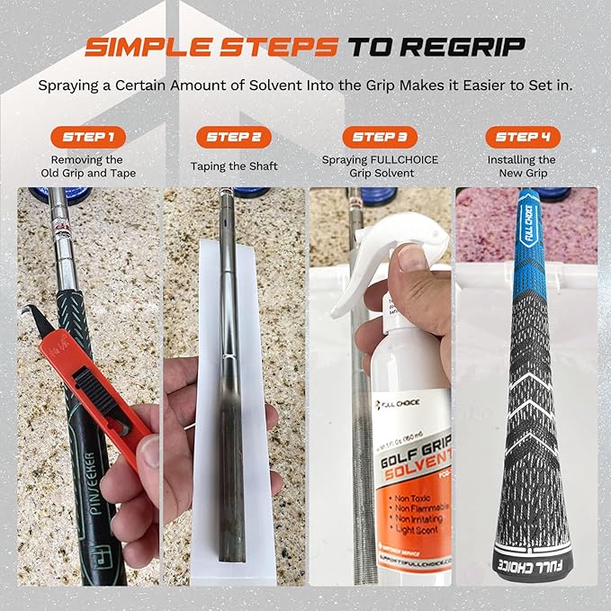 Cross Corded Golf Grips 13 Pack, Low Taper Design, Choose from 13 Grips or 13 Grips with All Kits, 3 Sizes 5 Colors Options, Multi-compound Hybrid Golf Club Grips, CG01 Series