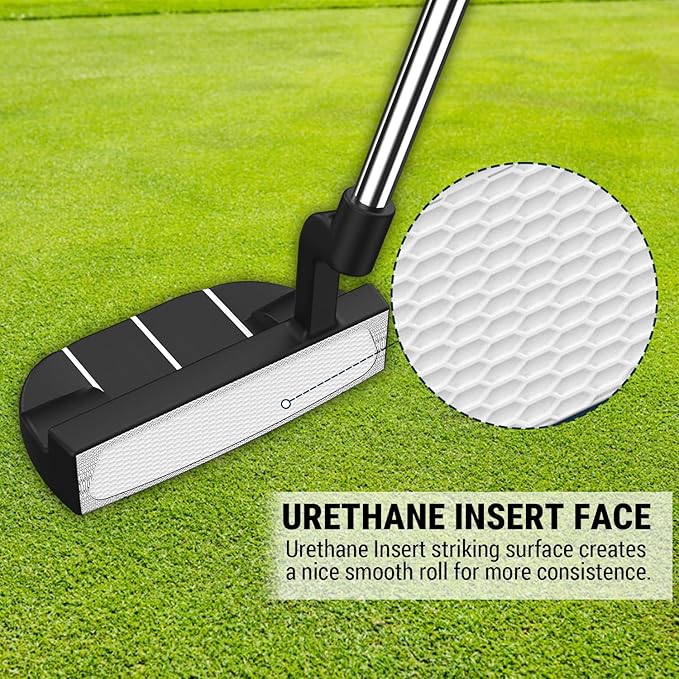 MAZEL Tour GS Men's Golf Putter,Right Handed,Golf Head Cover Included
