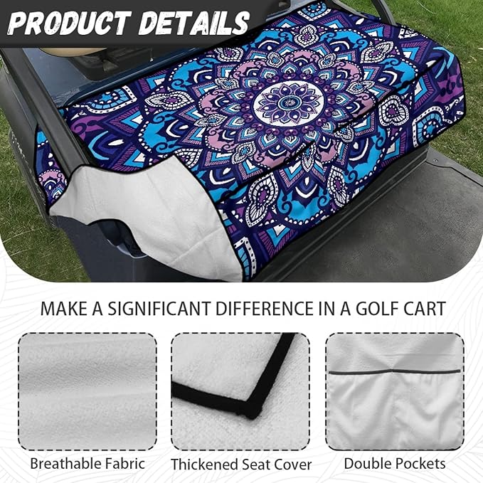 Golf Cart Seat Covers Universal Golf Cart Seat Cover Blanket Cushion Cover Sports Golf Cart Accessories