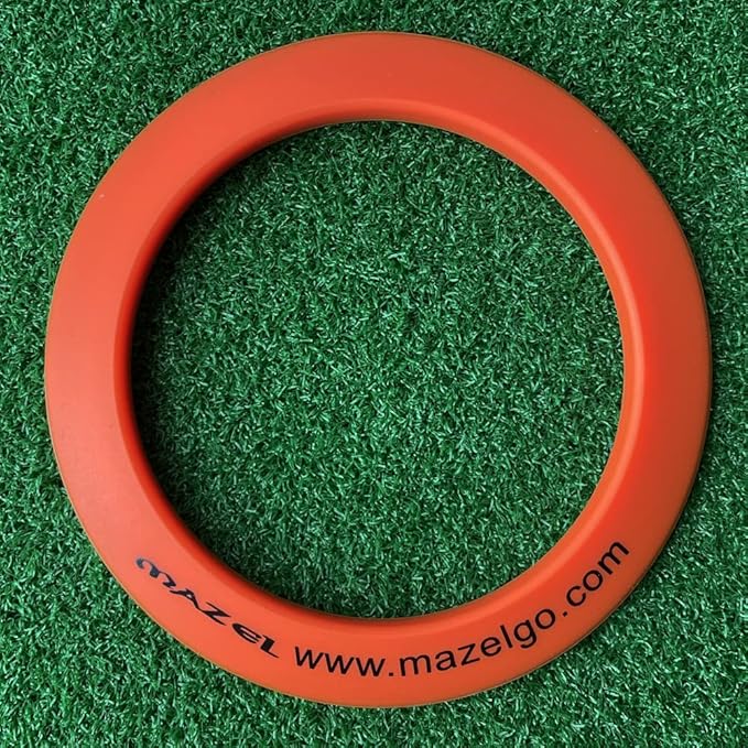 MAZEL Golf Putting Cup/Ring for Training Aid Indoor & Outdoor - All-Direction Practice Hole Putting Accuracy Trainer