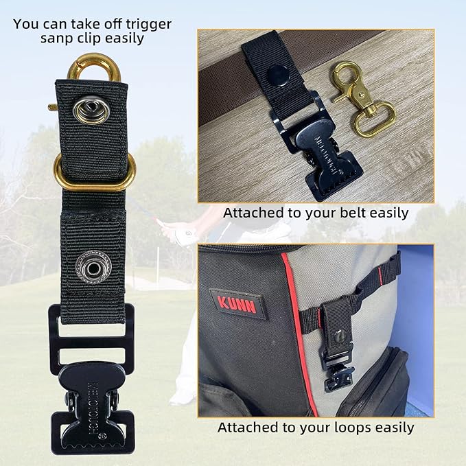 MELOTOUGH Golf Glove Clip Work Gloves Belt Clips with Alligator Clips for Work Glove Holder Construction Gloves Golf Accessories