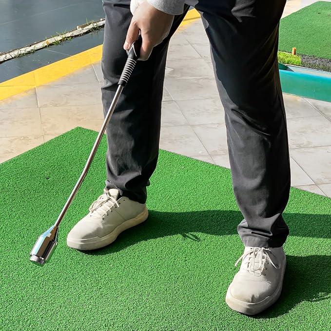 Golf Swing Trainer Aid, Golf Grip Trainer for Warm-up, Swing Tempo Training - Weighted Golf Club for Indoor Practice, Right-Handed Chipping Hitting Golf Accessories