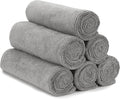 S&T INC. Microfiber Gym Towels, Yoga Towel for Home and Gym Bag, 16 Inch x 27 Inch, 6 Pack