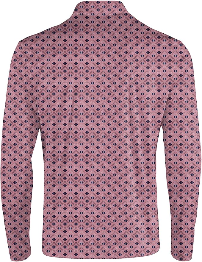 Men's Long Sleeve Golf Shirt Quick Dry 3 Button Work Fishing Outdoor Casual Collar Shirt
