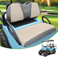 10L0L Golf Cart Seat Covers Universal for Yamaha G29 Drive2 Club Car DS Precedent Tempo Standard Front Seats, Breathable Mesh Bench Seat Cover, No Drilling Seat Cushion - All-Season Comfort
