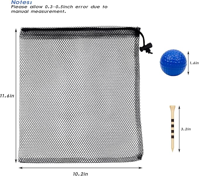 40 Pack Foam Golf Practice Balls - Realistic Feel and Limited Flight Training Balls for Indoor or Outdoor
